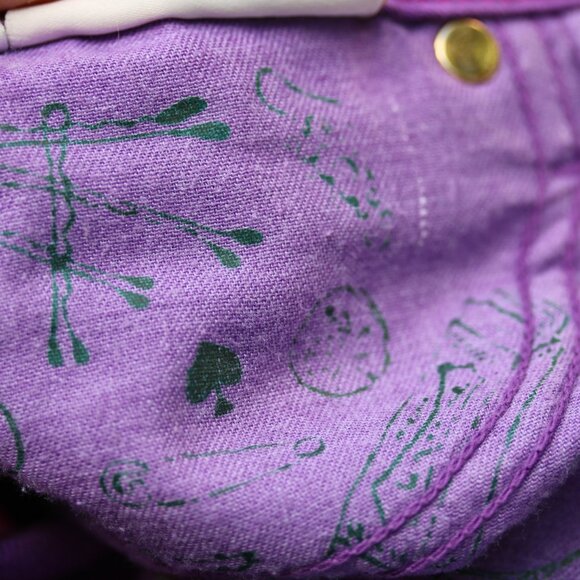 KATE SPADE New York Jeans 29 BROOME STREET PURPLE violet SKINNY Ankle denim pant - Picture 6 of 15